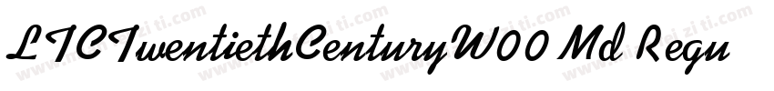 LTCTwentiethCenturyW00 Md Regular字体转换